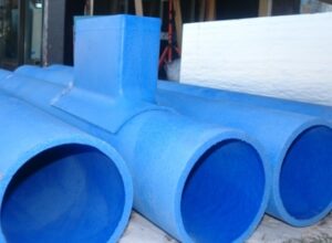 close up of blue ducts