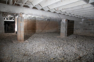 Basement crawlspace