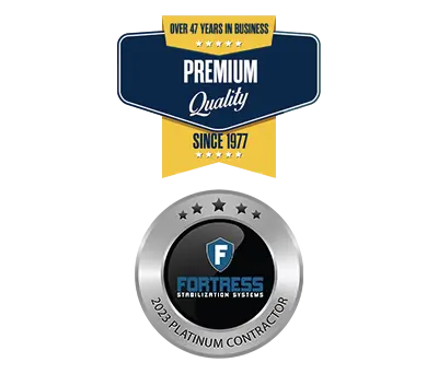 2023 Fortress platinum contractor logo for Standard Water Control Systems.